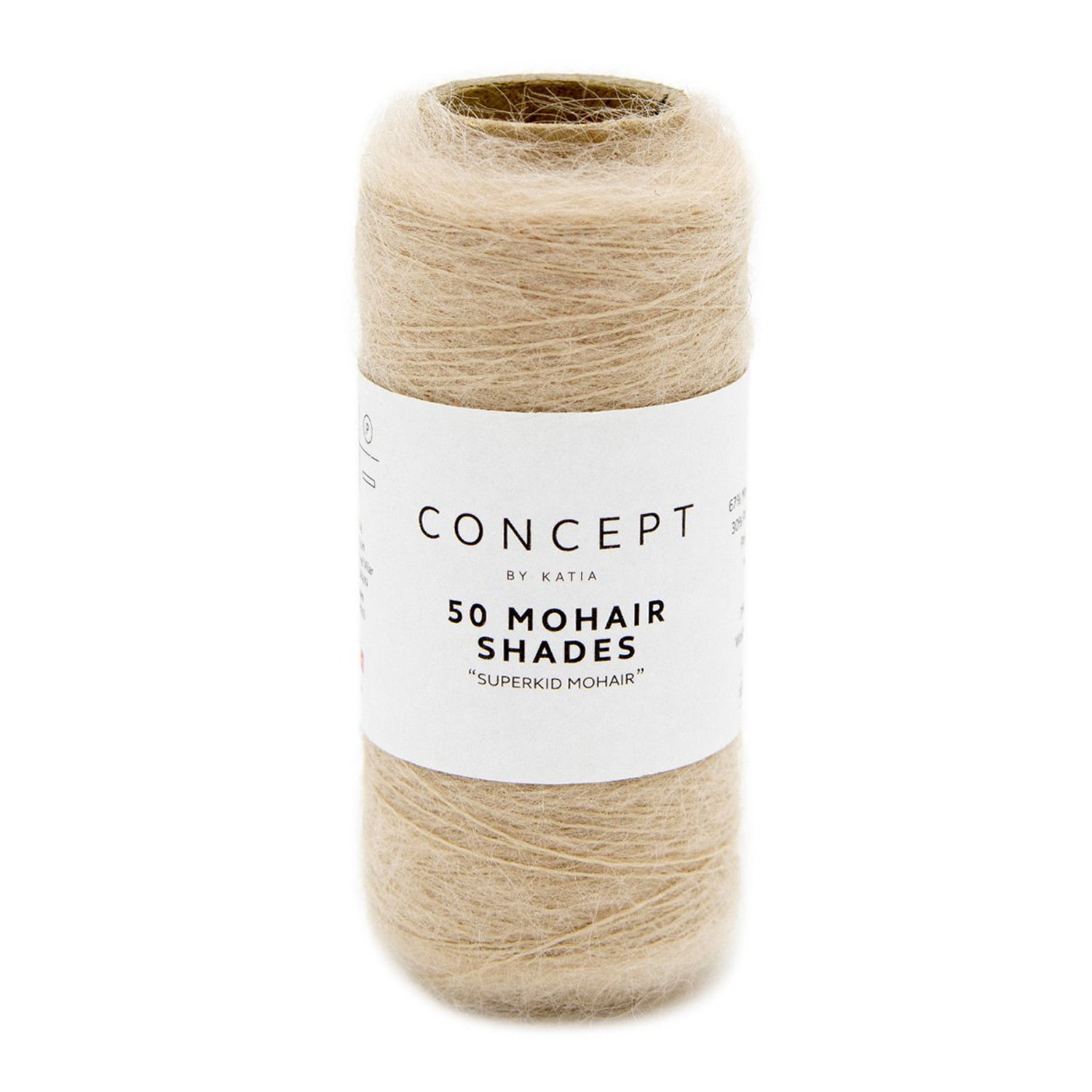 mohair yarn beige