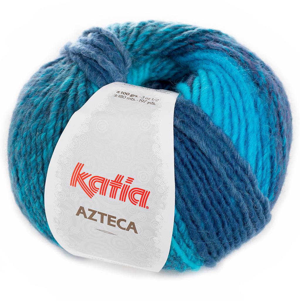 azteca wool katia blue