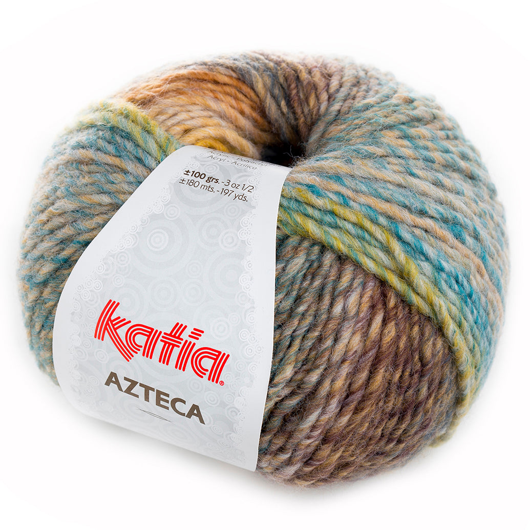 azteca wool katia blue purple
