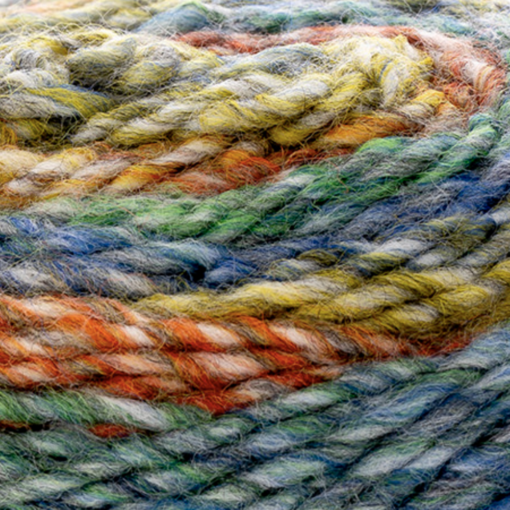 azteca degrade bulky yarn rainbow multi coloured