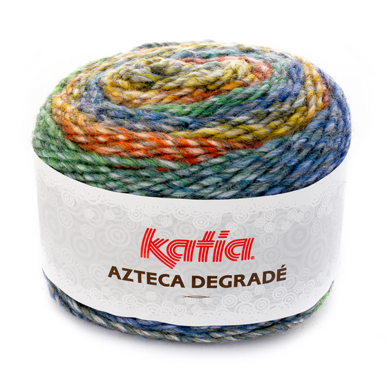 azteca degrade bulky yarn rainbow