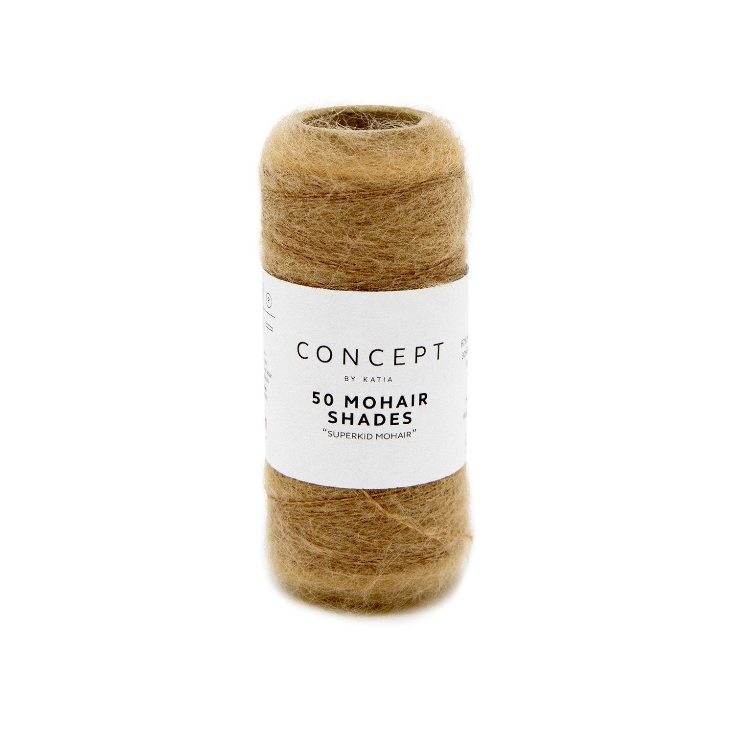 mohair light brown yarn