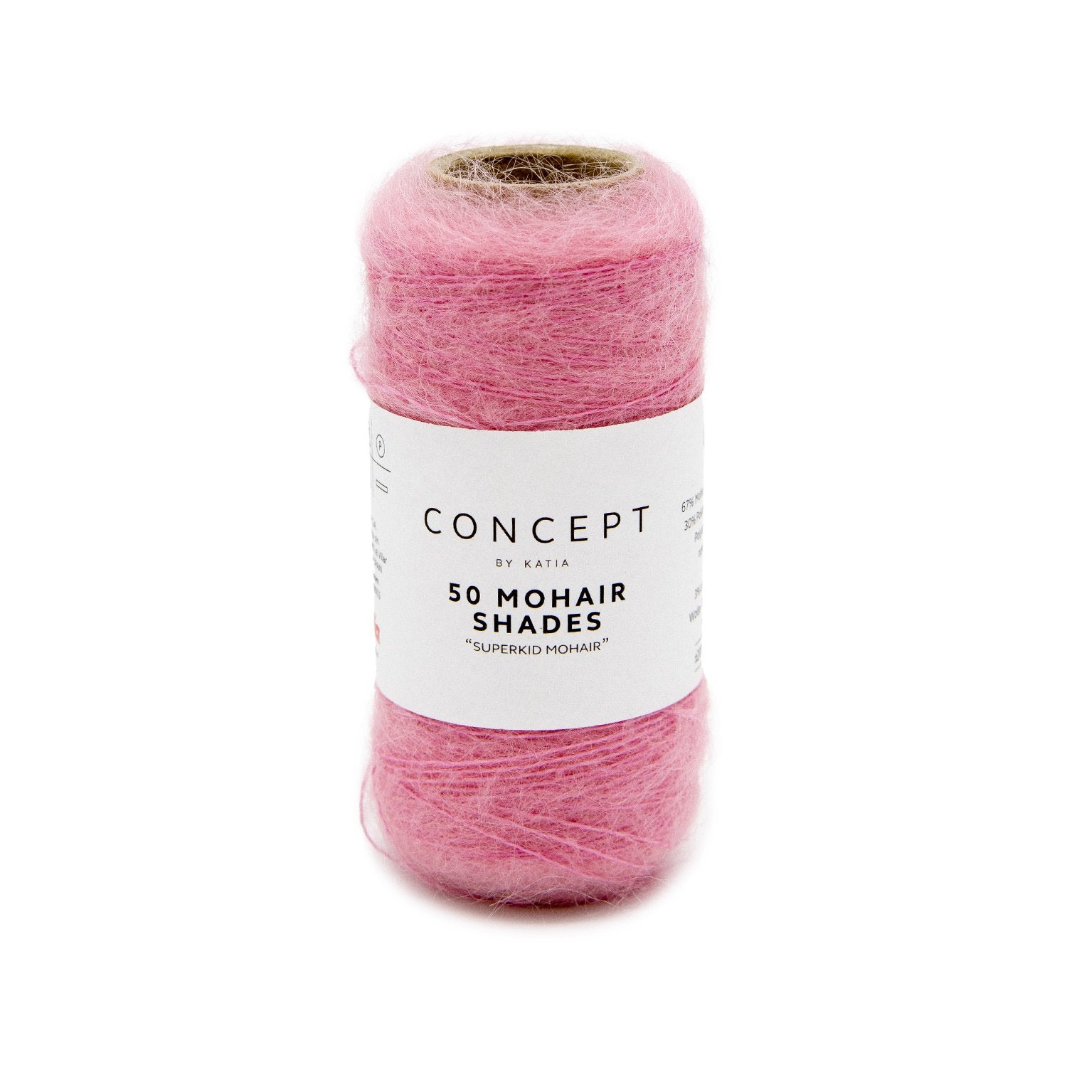 bubble gum mohair yarn