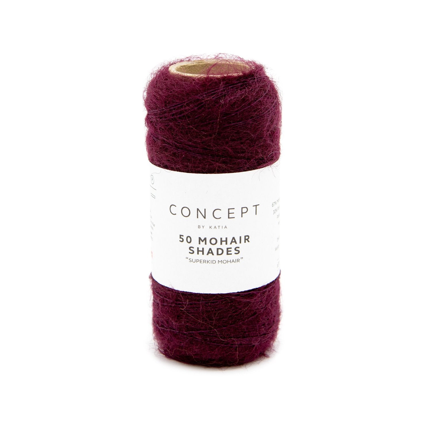 burgundy red mohair yarn