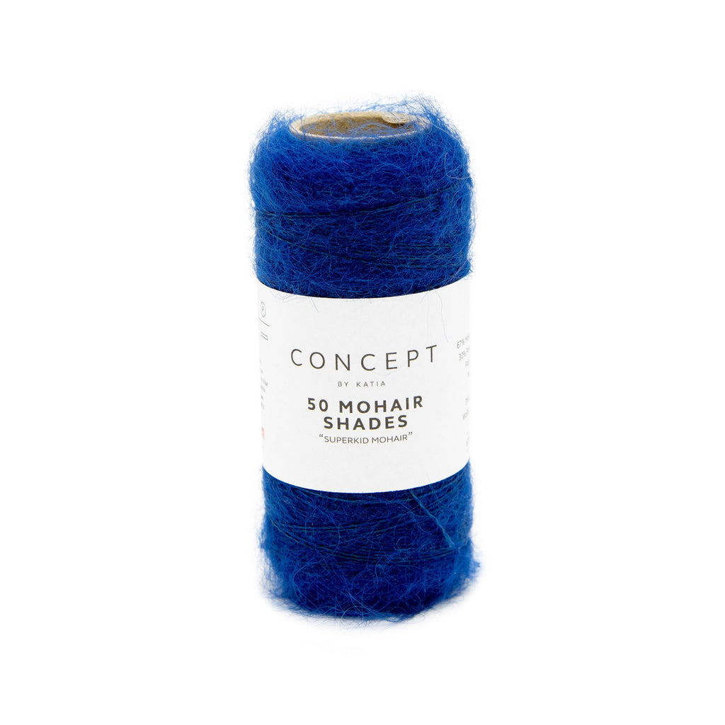 yves blue mohair yarn 