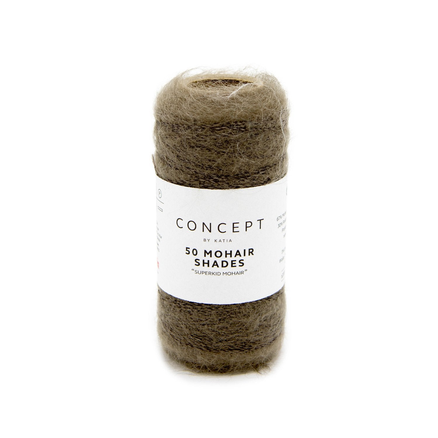 mohair dark brown yarn