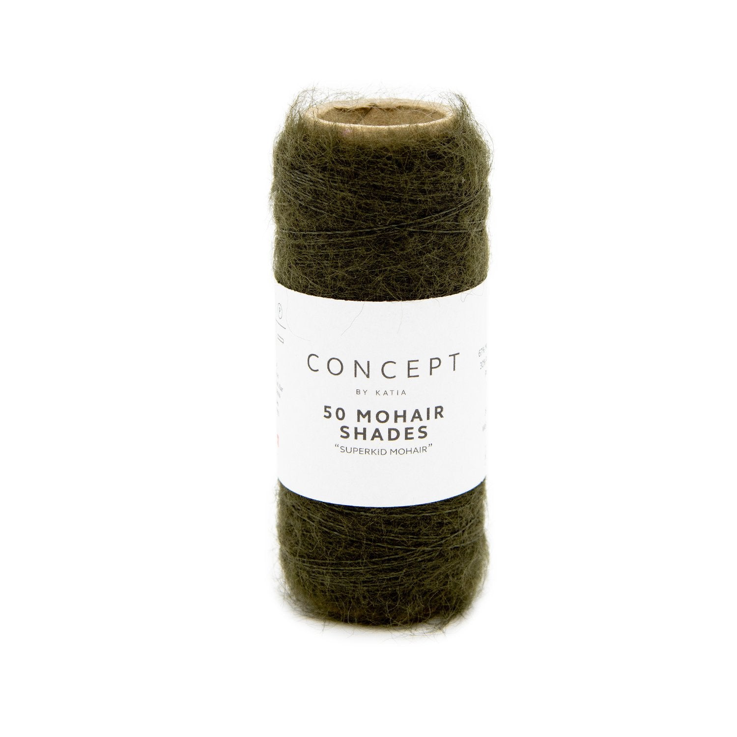 mohair forest green yarn