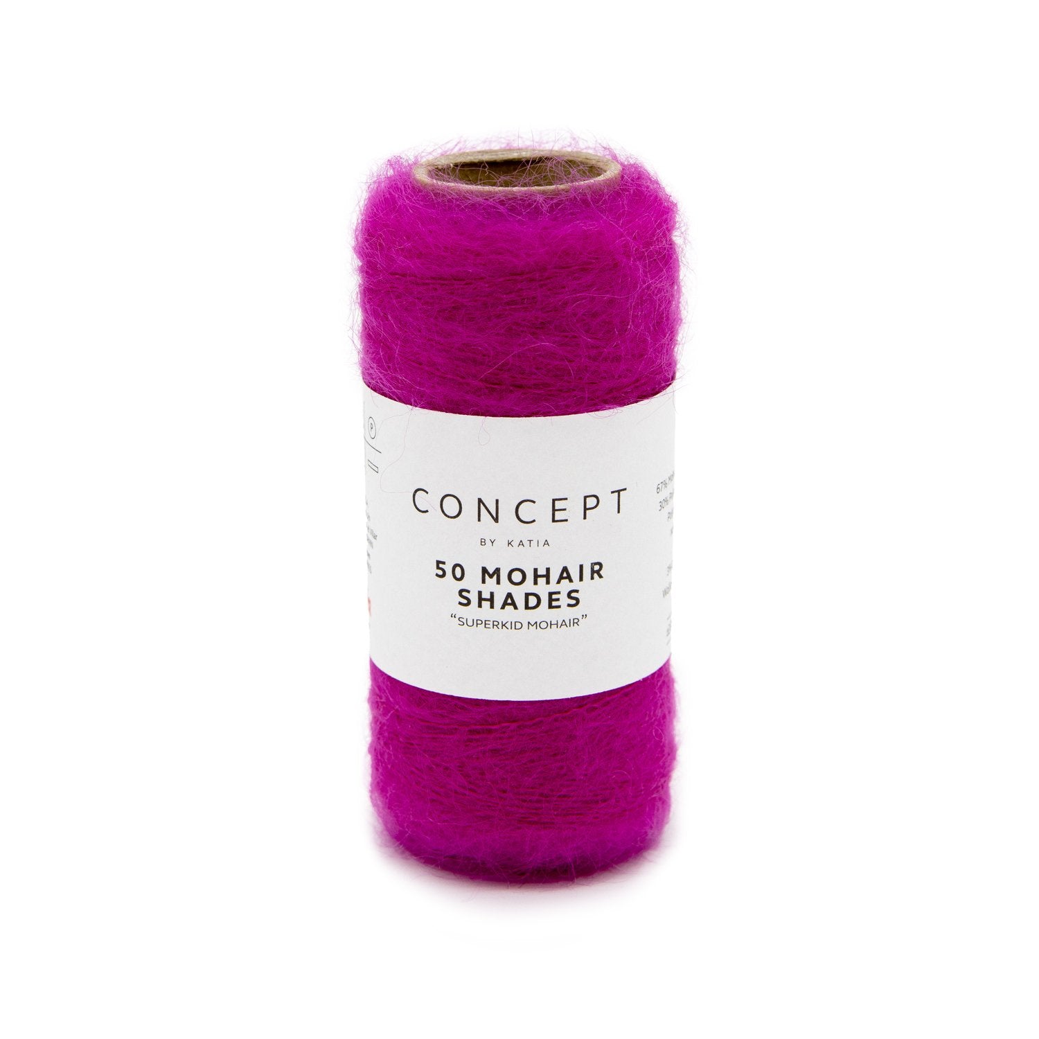 fuchsia yarn mohair