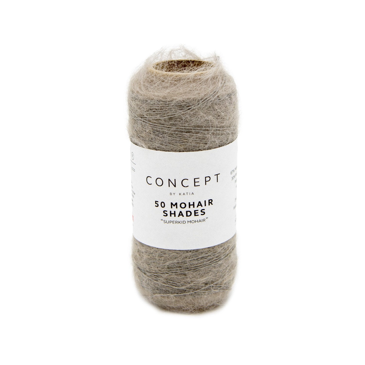 mohair dark grey yarn