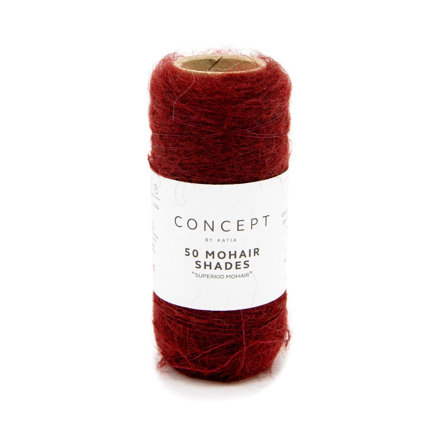 maroon mohair yarn