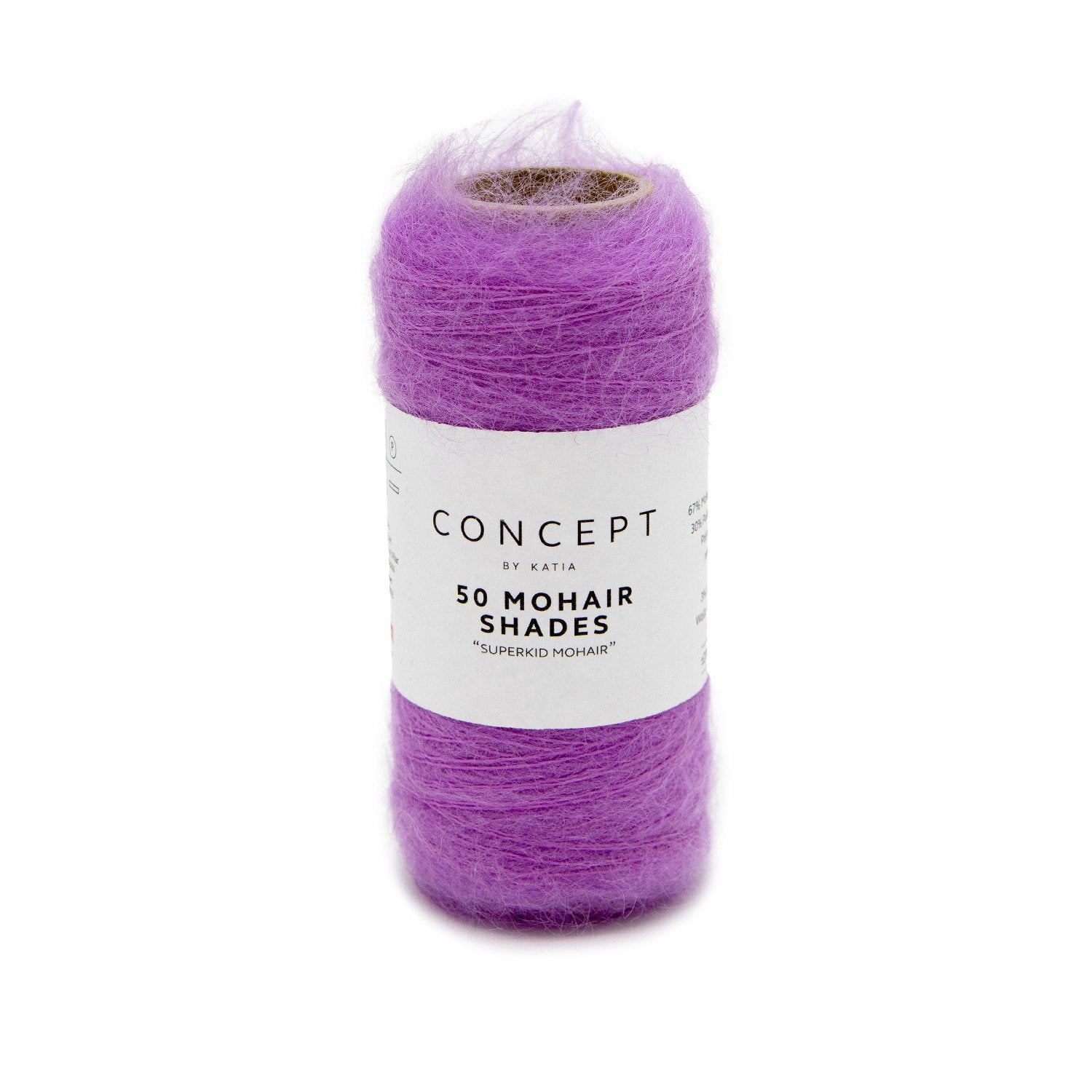 mauve yarn mohair