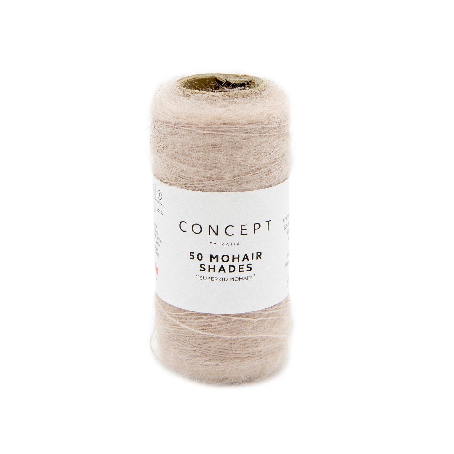 mohair beige yarn
