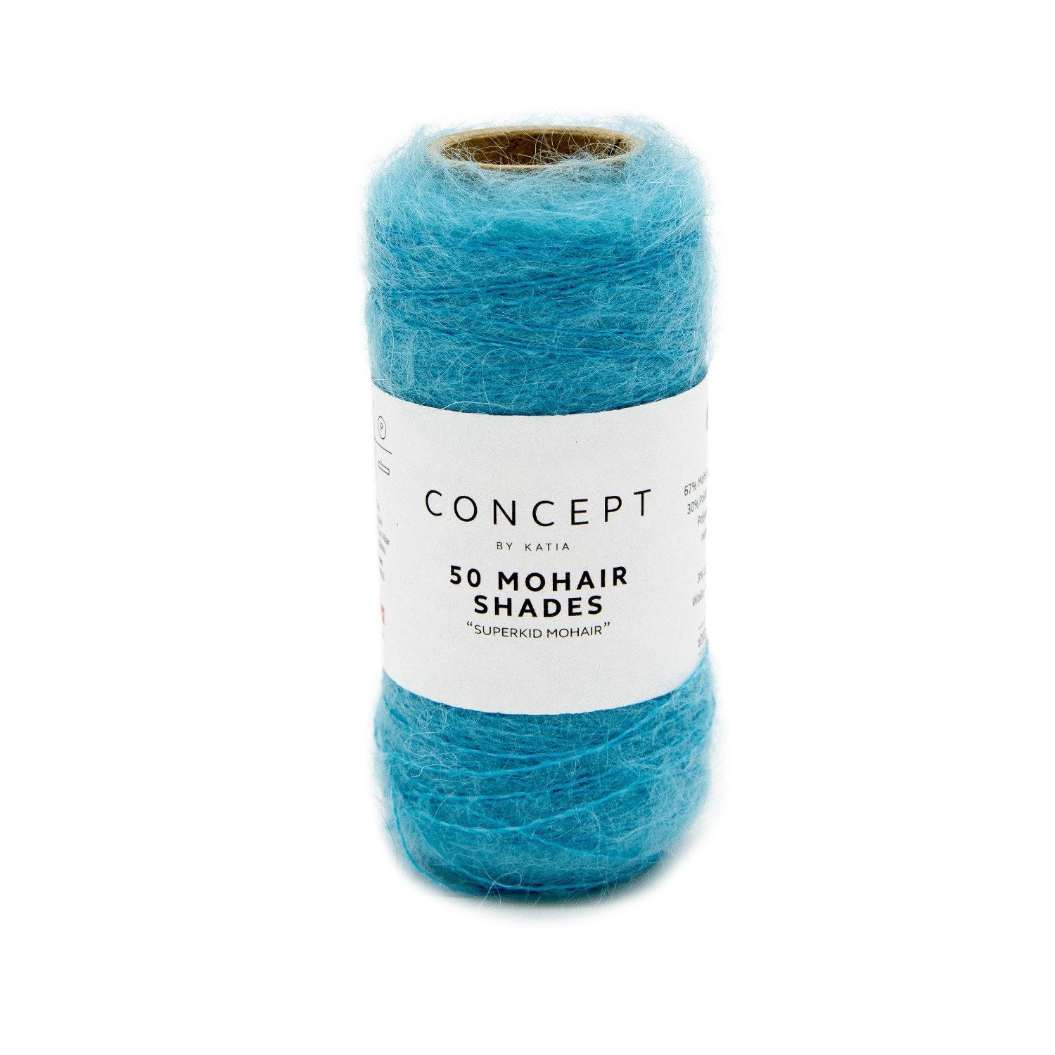 mohair blue yarn