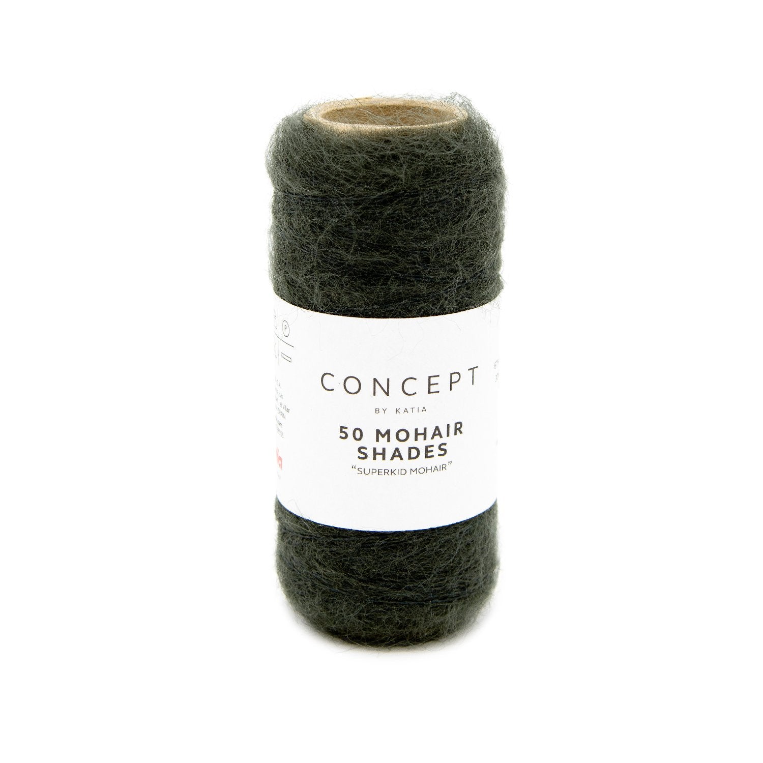 mohair charcoal yarn