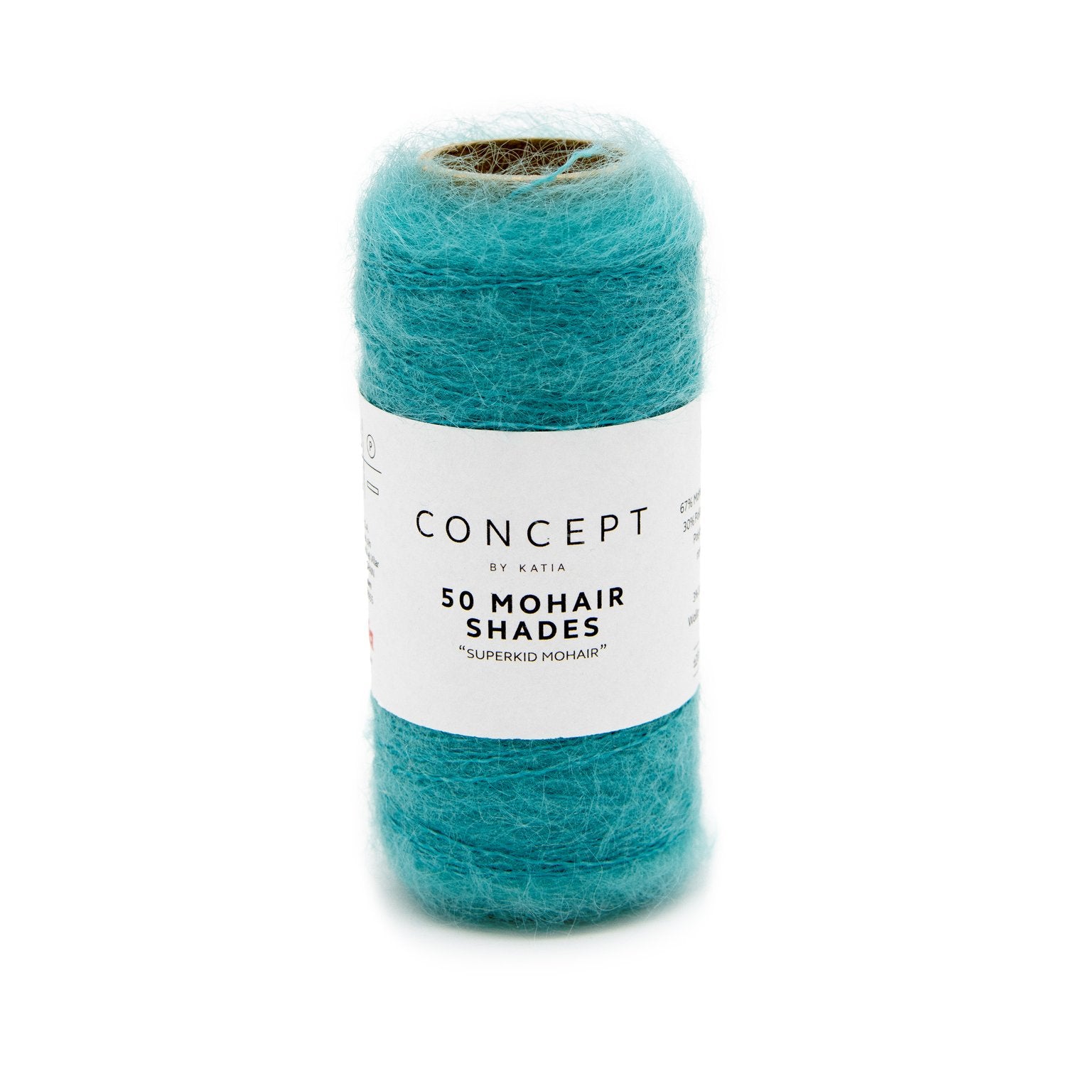 mohair torquise yarn