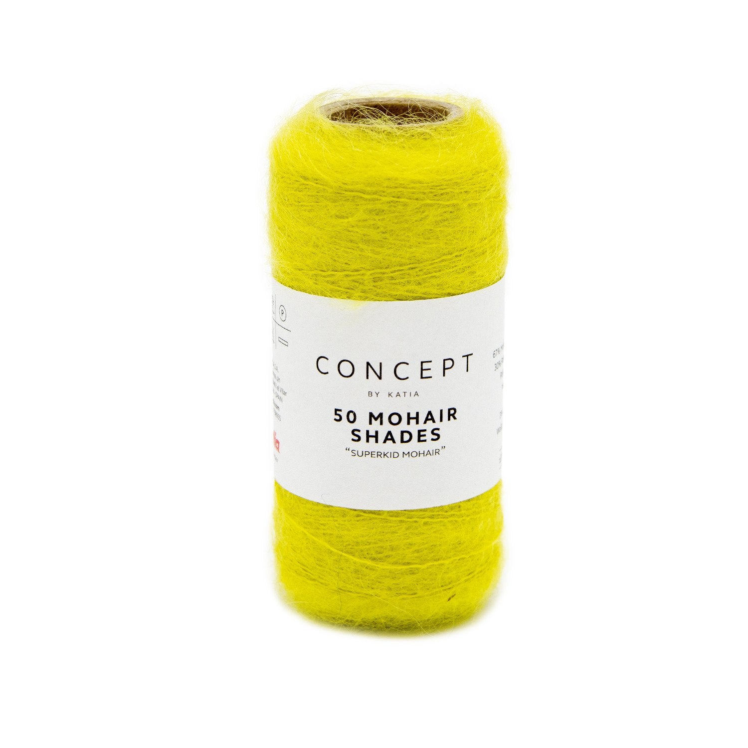mohair chartreuse yarn