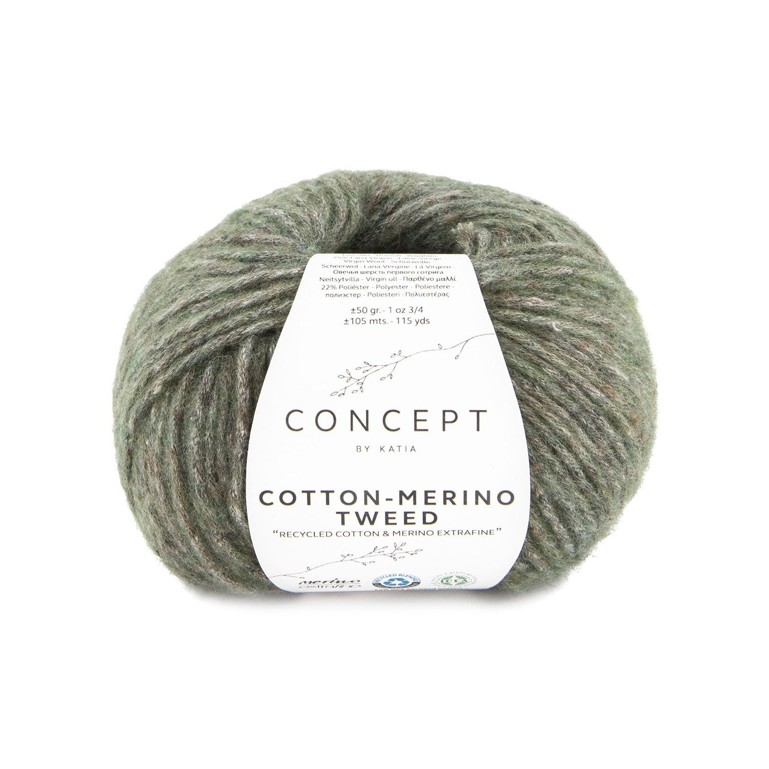 COTTON MERINO TWEED