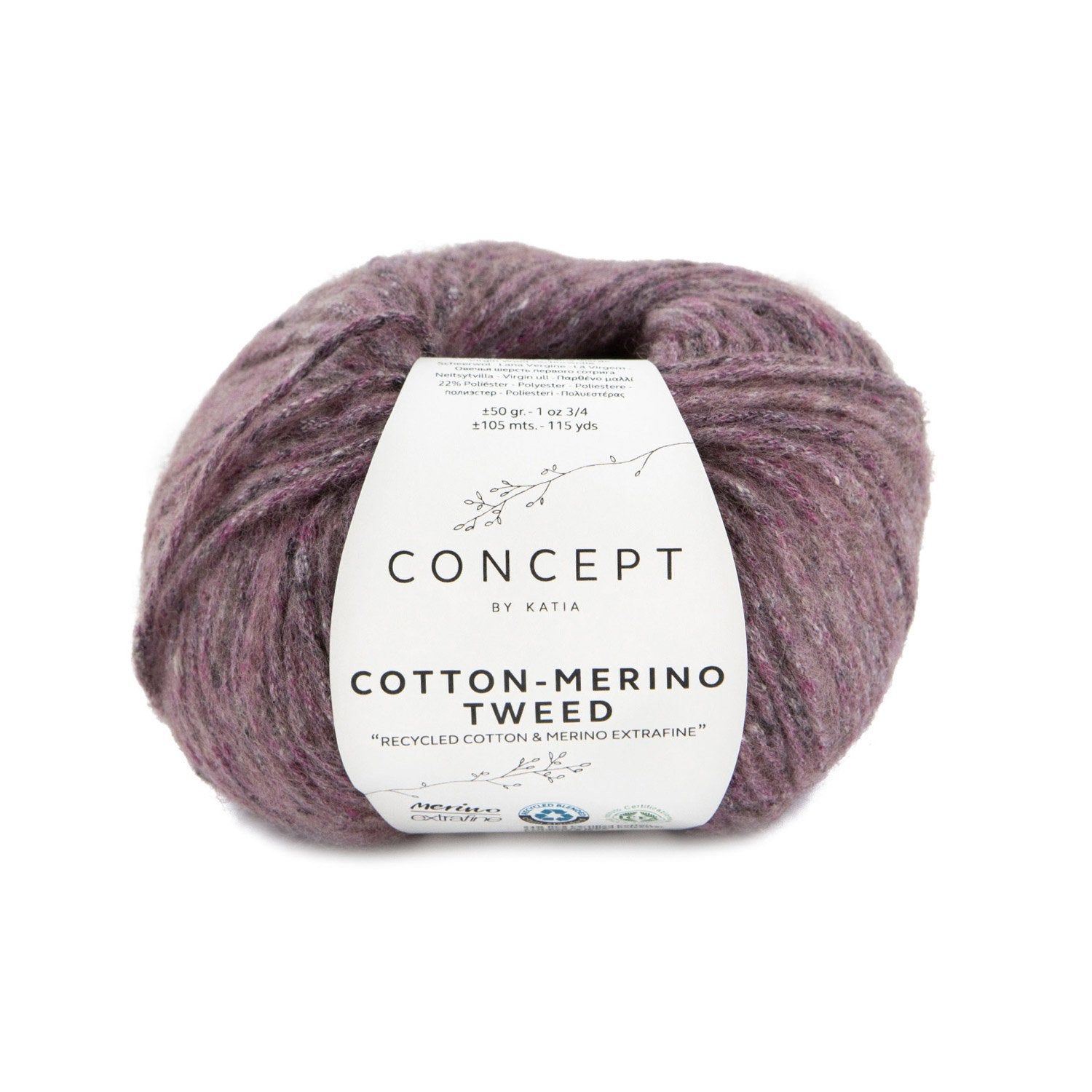 COTTON MERINO TWEED