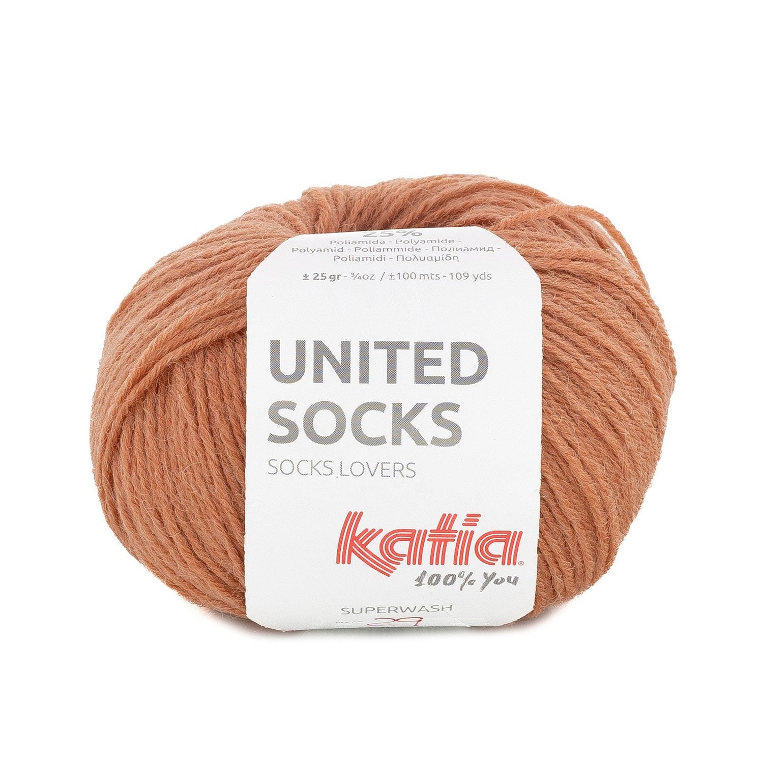 UNITED SOCKS 25 Gramm Knäuel