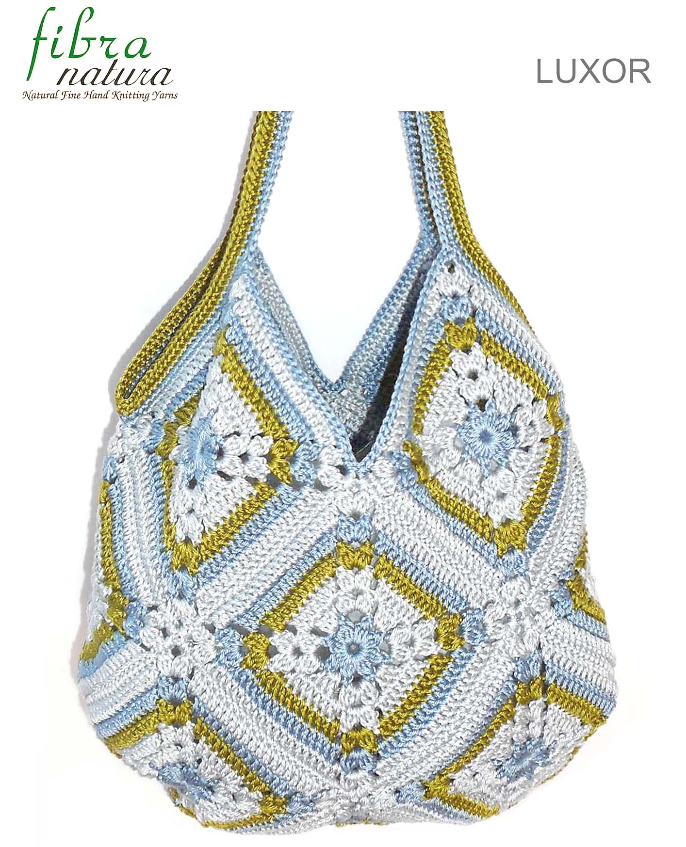 Texyarns pattern   257 Crochet Bag.  Any 8 ply yarn