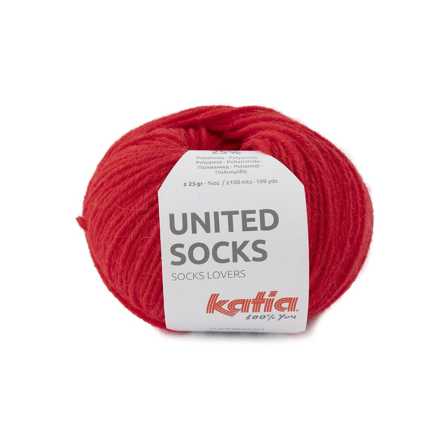 UNITED SOCKS 25 Gramm Knäuel